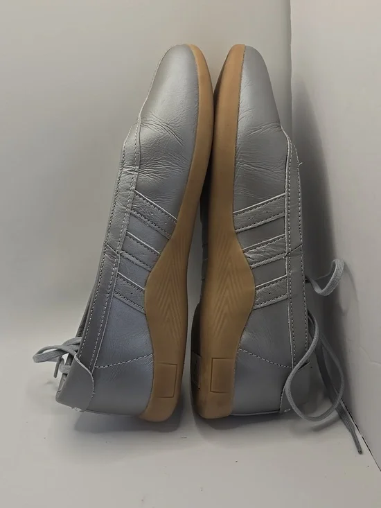 Adidas Originals Sneakers Taekwondo Mei Ballet Sz 8 Silver Slip On Streetwear - Picture 6 of 8